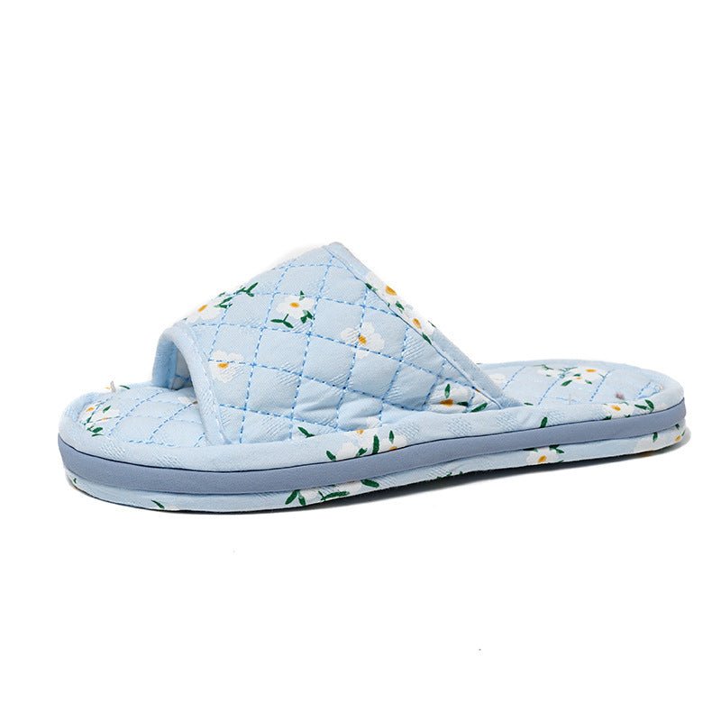 Fabric Slippers Korean Style Three-layer Thickened $25.10 Dana Fashion Color: Three Layers Natural Blue Size: Free Size Women's clothing Product information: Color: three layers thick bottom pink, three layers thick bottom cute pink, three layers thick bo