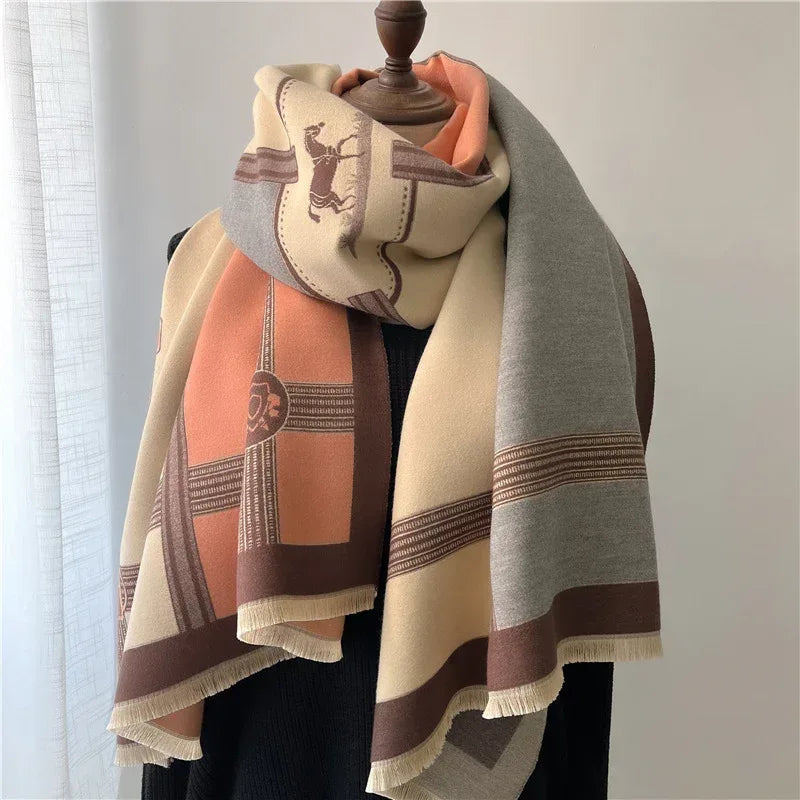 Women's Stitching Thickening Shawl Fashion - DanaFashionstore