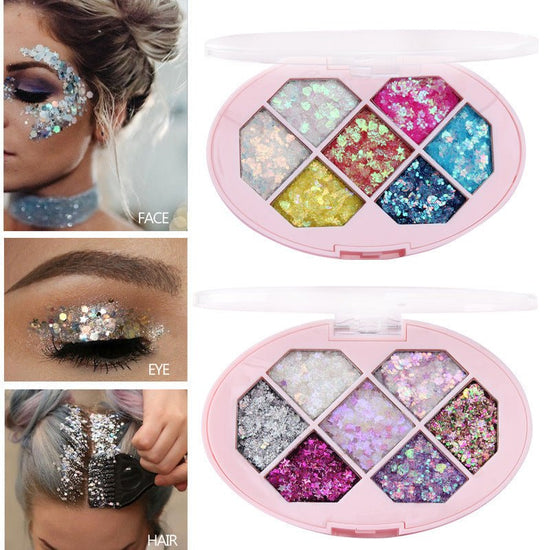 Face Jewels Eyeshadow Shimmer Pigment Body Face Eye Glitter Sequin Gel Cream Eye Shiny Skin Face Festival Cosmetic Glitter $19.00 Dana Fashion Color: A makeup Overview: 100% brand new and high-quality products. Small and light, easy to carry. Specificatio