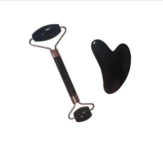 Face Lift Up Wrinkle Remover Gua Sha Stone For Face Massage Gua Sha Scraper $19.00 Dana Fashion Color: Black Beauty Tools Product information: Resin beeswax roller Main material: resin Specification: 2-piece set Weight: 65g Efficacy: Improve keratin moist