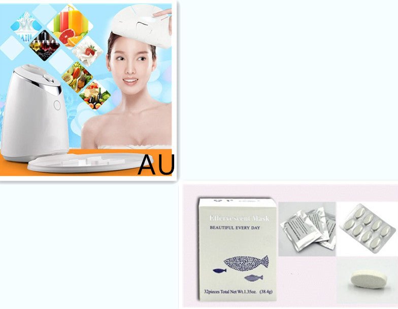 Face Mask Maker Machine Facial Treatment DIY Automatic Fruit Natural Vegetable Collagen Home Use Beauty Skin SPA Care $71.00 Dana Fashion Model: Nursing machine AU set Beauty Tools Overview: Natural fruit and vegetable facial mask machine, no preservative