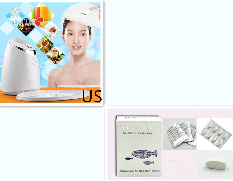 Face Mask Maker Machine Facial Treatment DIY Automatic Fruit Natural Vegetable Collagen Home Use Beauty Skin SPA Care $71.00 Dana Fashion Model: Nursing machine US set Beauty Tools Overview: Natural fruit and vegetable facial mask machine, no preservative