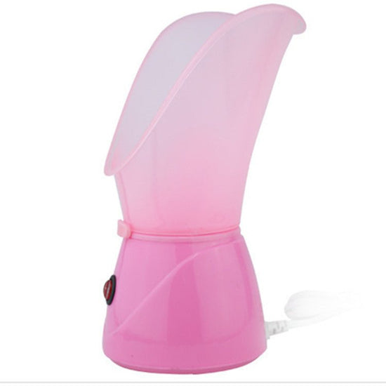 Face steaming machine for sprayer $51.28 Dana Fashion Color: Pink Size: EU Beauty Tools Name: ion hot steamer Rated voltage: 220V - 50Hz Rated power: 120W Capacity: 55ml Steam temperature: about 40 degrees at 15cm from the fog port Power cord length: Abou