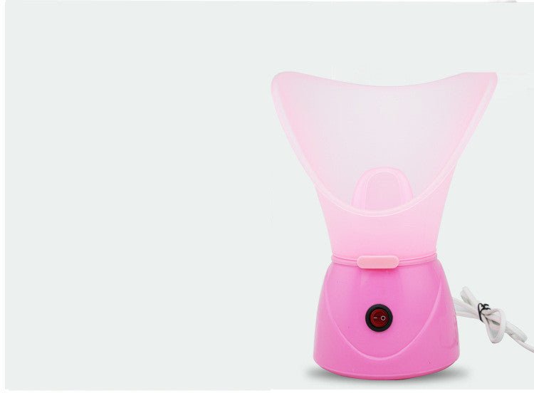 Face steaming machine for sprayer $51.28 Dana Fashion Color: Pink Size: EU Beauty Tools Name: ion hot steamer Rated voltage: 220V - 50Hz Rated power: 120W Capacity: 55ml Steam temperature: about 40 degrees at 15cm from the fog port Power cord length: Abou