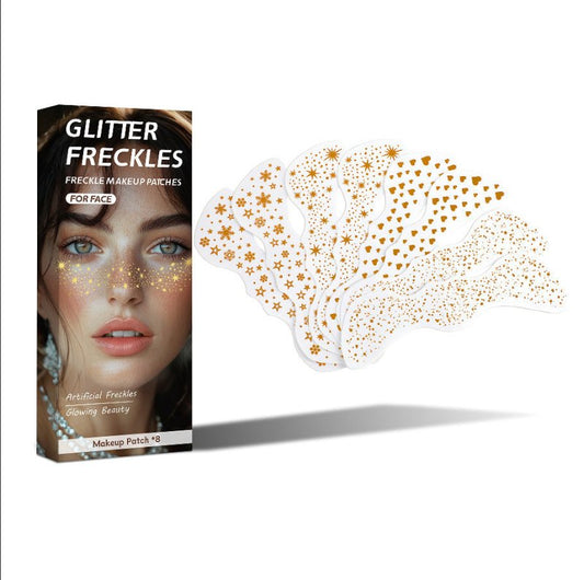 Facial Freckle Patch 8 Pieces Party Ball Waterproof Makeup Piece $18.66 Dana Fashion Product Specifications: SWXA338 Women's Accessories Product information: Specifications: Standard specifications Net content: 8 tablets Efficacy: 1. Create stunning glitt