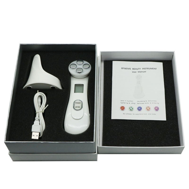 Facial LED Color Light Beauty Instrument $39.99 Dana Fashion Color: A Electrical outlet: USB Beauty Tools Product information: A: Material: ABS Input: 100V-240V Output: DC5V500mA Battery capacity: 750mAh Power: Max 10W Charging time: 3.5 hours Use time: 1