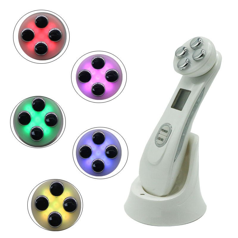 Facial LED Color Light Beauty Instrument $39.99 Dana Fashion Color: A Electrical outlet: USB Beauty Tools Product information: A: Material: ABS Input: 100V-240V Output: DC5V500mA Battery capacity: 750mAh Power: Max 10W Charging time: 3.5 hours Use time: 1