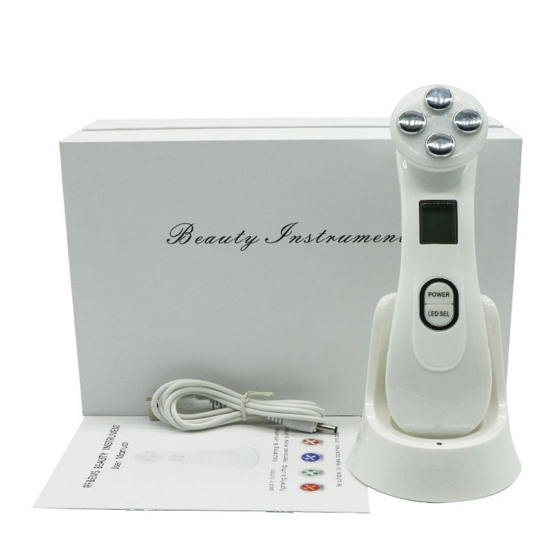 Facial LED Color Light Beauty Instrument $39.99 Dana Fashion Color: A Electrical outlet: USB Beauty Tools Product information: A: Material: ABS Input: 100V-240V Output: DC5V500mA Battery capacity: 750mAh Power: Max 10W Charging time: 3.5 hours Use time: 1