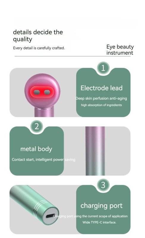 Facial Lifting And Tightening Eye Beauty Instrument $35.99 Dana Fashion Color: Gradually Varied Pink Beauty Tools Product information: Applicable scenario: family Gear: 1 gear Function: color light Style: Vibration Color classification: Magic wand eye bea