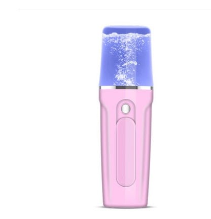 Facial Moisturizing Facial Beauty Apparatus With USB Charging Battery Bank $17.55 Dana Fashion Color: Pink Model: Luxury Beauty Tools Features: Nano Mist for Better Absorption: Nano water molecules is tiny enough and can penetrate into the bottom of skin,