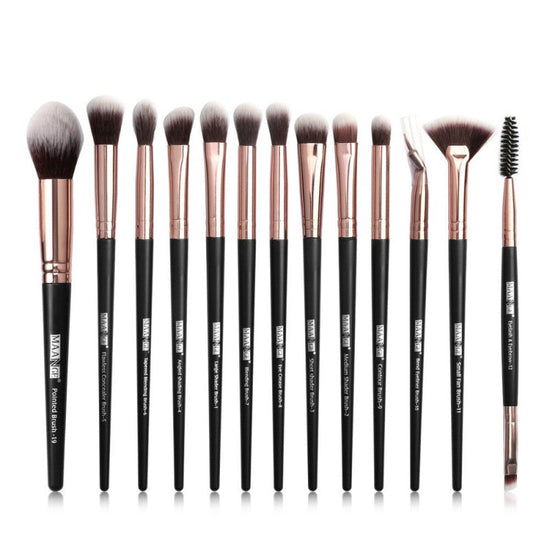 Factory Direct Sale Maange New Product 13 Eye Makeup Brush Set Eyeshadow Brush Beauty Tools Hot Sale $19.99 Dana Fashion Color: Black makeup Product information Product Category: Makeup Brush Whether to import: No Number of brushes: 13 Brush material: cor