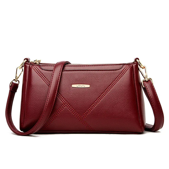 Texture Soft Leather Crossbody Bag Fashion Lady - DanaFashionstore
