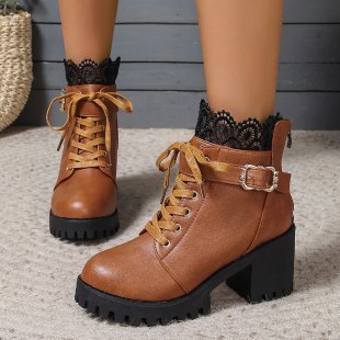 Fall Winter Fashion Korean Style Plus Size Short Boots Women $37.50 Dana Fashion Color: Brown Size: 35 Women's shoes Product information: Lining material: cloth Color: Black, Brown Shoe Upper material: artificial PU Sock length: low tube Size: 35,36,37,38