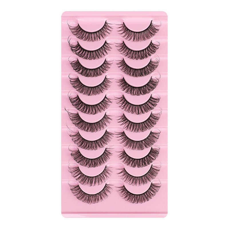 False Eyelashes, DD Curve, Thick, Eyelash, Ten Pairs $20.93 Dana Fashion format: DH065 makeup Product information: Specification: DH06-H5 mixed Production process: Handmade Material: Advanced Fiber Style: thick Product Image:
