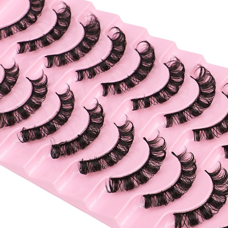 False Eyelashes, DD Curve, Thick, Eyelash, Ten Pairs $20.93 Dana Fashion format: DH06 H5 Mixed makeup Product information: Specification: DH06-H5 mixed Production process: Handmade Material: Advanced Fiber Style: thick Product Image: