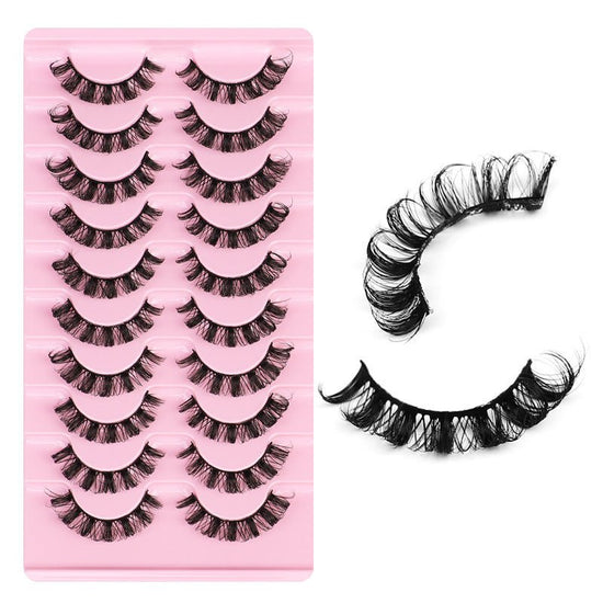 False Eyelashes, DD Curve, Thick, Eyelash, Ten Pairs $20.93 Dana Fashion format: DH06 H5 Mixed makeup Product information: Specification: DH06-H5 mixed Production process: Handmade Material: Advanced Fiber Style: thick Product Image:
