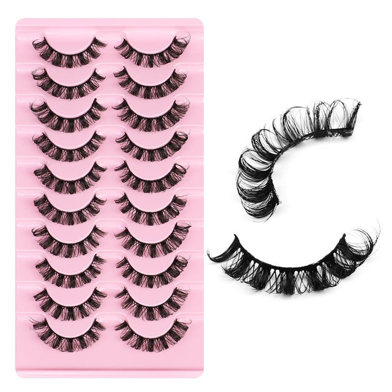 False Eyelashes, DD Curve, Thick, Eyelash, Ten Pairs $20.93 Dana Fashion format: DH06 H5 Mixed makeup Product information: Specification: DH06-H5 mixed Production process: Handmade Material: Advanced Fiber Style: thick Product Image: