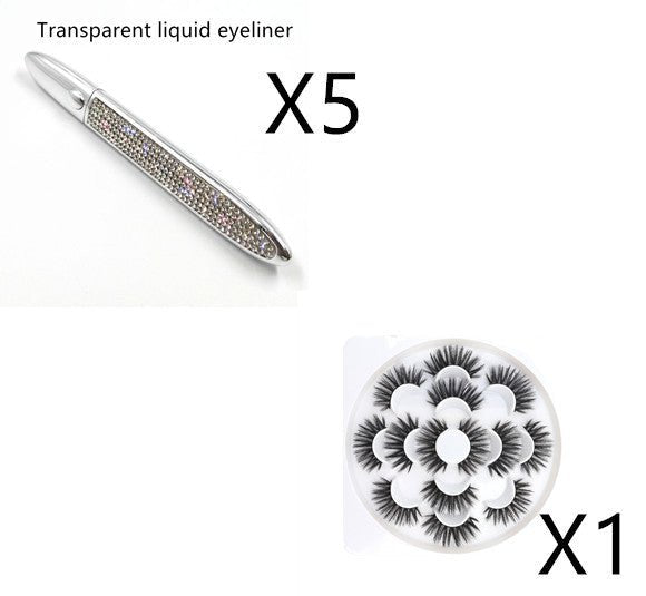 False Eyelashes Self-adhesive Eyeliner Multicolor $17.50 Dana Fashion Color: Mix packing Eyeliner color: Set3 makeup Product information: Color classification: Black liquid eyeliner, coffee color liquid eyeliner, transparent liquid eyeliner After applying