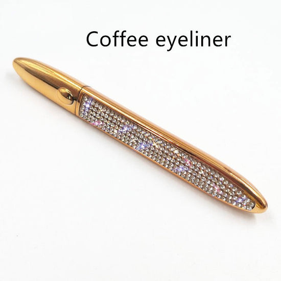 False Eyelashes Self-adhesive Eyeliner Multicolor $17.50 Dana Fashion Color: Full Diamond Eyeliner color: Coffee makeup Product information: Color classification: Black liquid eyeliner, coffee color liquid eyeliner, transparent liquid eyeliner After apply