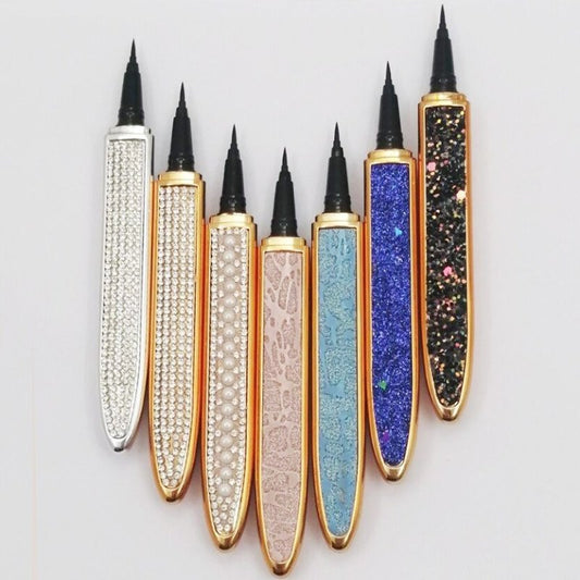 False Eyelashes Self-adhesive Eyeliner Multicolor $17.50 Dana Fashion Color: A Set Eyeliner color: Set makeup Product information: Color classification: Black liquid eyeliner, coffee color liquid eyeliner, transparent liquid eyeliner After applying the tr