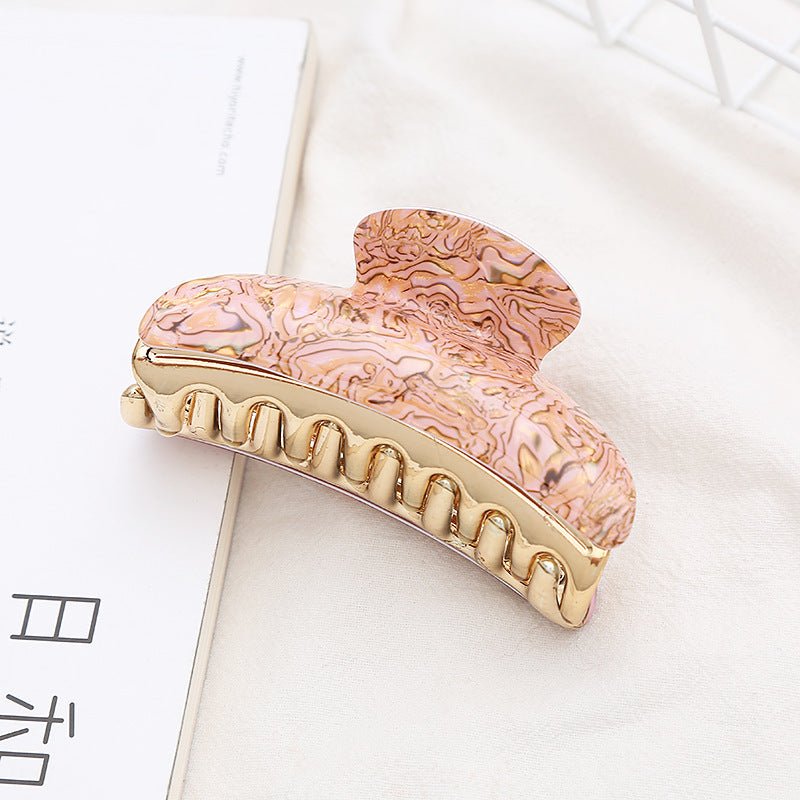 Fashion Acrylic Women's Tie Up The Hair Stripe Hair Claw $9.00 Dana Fashion Color: 9CM Skin Color Women's Accessories Product information: Treatment Process: oil injection Color: 9CM-beige, 9CM-skin color, 9CM-Rose Red, 9CM-Green, 9CM-gray, 9CM-purple App