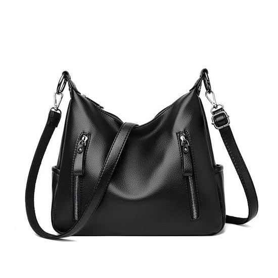 Fashion All-match Messenger Bag Temperament Wild $59.90 Dana Fashion Color: Black Women's Bags Product information: Lining texture: Polyester Applicable scenarios: Daily matching Color: black, wine red, blue, yellow, khaki, Gray Outer bag type: Sandwich p