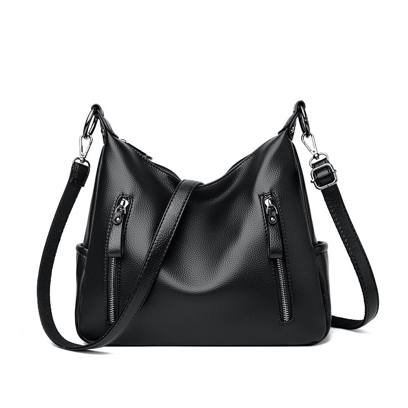 Fashion All-match Messenger Bag Temperament Wild $59.90 Dana Fashion Color: Black Women's Bags Product information: Lining texture: Polyester Applicable scenarios: Daily matching Color: black, wine red, blue, yellow, khaki, Gray Outer bag type: Sandwich p