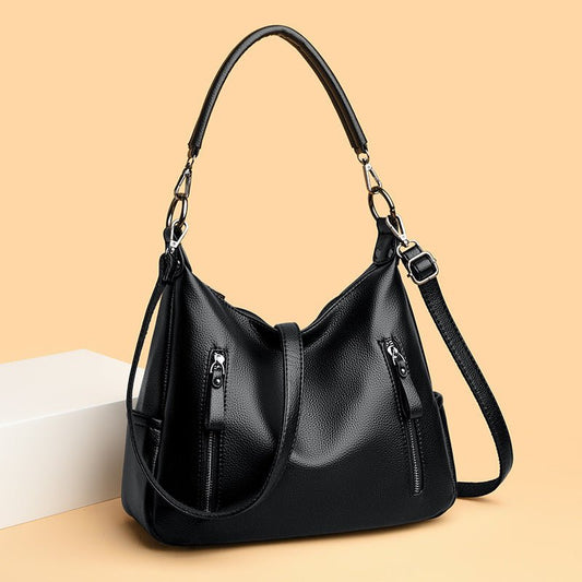 Fashion All-match Messenger Bag Temperament Wild $59.90 Dana Fashion Color: Black Women's Bags Product information: Lining texture: Polyester Applicable scenarios: Daily matching Color: black, wine red, blue, yellow, khaki, Gray Outer bag type: Sandwich p
