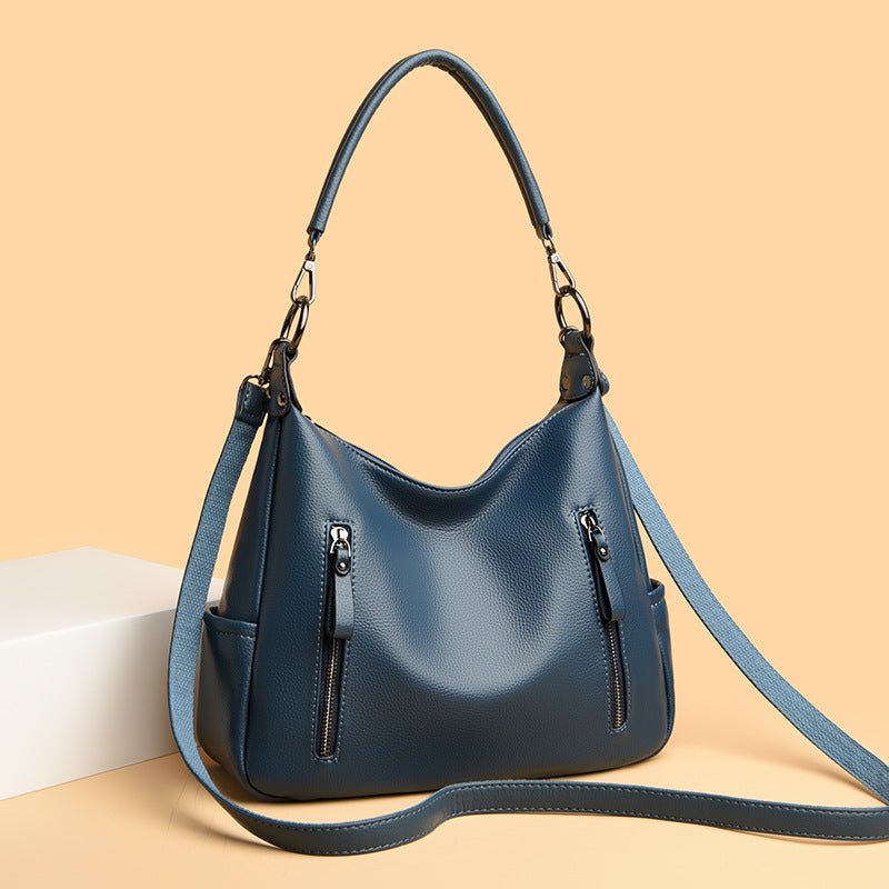 Fashion All-match Messenger Bag Temperament Wild $59.90 Dana Fashion Color: Black Women's Bags Product information: Lining texture: Polyester Applicable scenarios: Daily matching Color: black, wine red, blue, yellow, khaki, Gray Outer bag type: Sandwich p