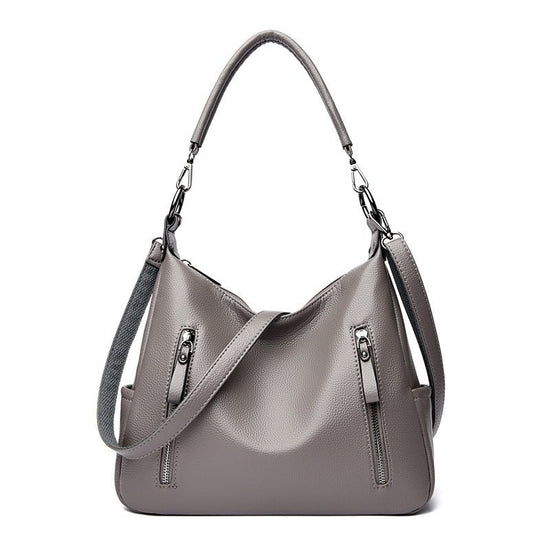Fashion All-match Messenger Bag Temperament Wild $59.90 Dana Fashion Color: Gray Women's Bags Product information: Lining texture: Polyester Applicable scenarios: Daily matching Color: black, wine red, blue, yellow, khaki, Gray Outer bag type: Sandwich po