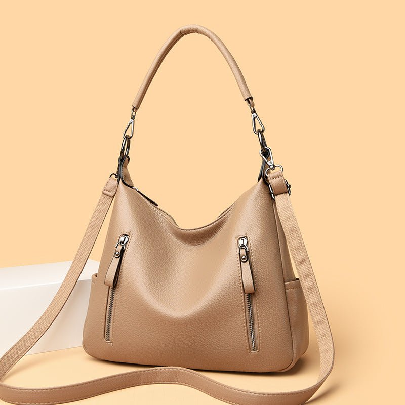 Fashion All-match Messenger Bag Temperament Wild $59.90 Dana Fashion Color: Black Women's Bags Product information: Lining texture: Polyester Applicable scenarios: Daily matching Color: black, wine red, blue, yellow, khaki, Gray Outer bag type: Sandwich p