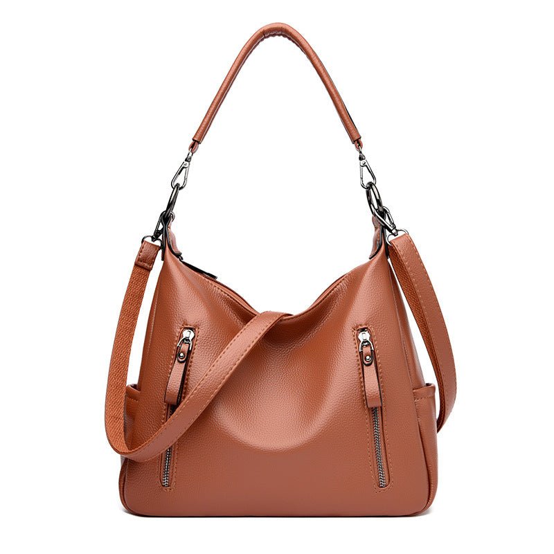 Fashion All-match Messenger Bag Temperament Wild $59.90 Dana Fashion Color: Yellow Women's Bags Product information: Lining texture: Polyester Applicable scenarios: Daily matching Color: black, wine red, blue, yellow, khaki, Gray Outer bag type: Sandwich
