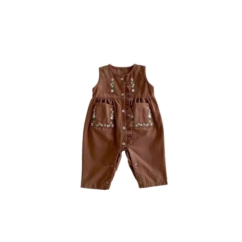 Fashion Baby Suspender Pants Suit $19.83 Dana Fashion Color: Bottoming Shirt Suitable For Height: 100cm Baby Clothing Product information: Color: khaki, Brown, base shirt Suitable height: 66cm,73CM,80cm,90cm,100cm Style: long climbing Fabric name: Cotton