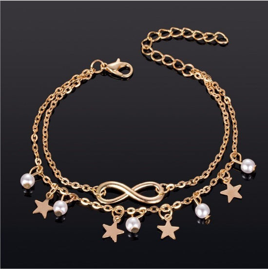 Fashion Bohemian Tassel Pearl Anklet $12.00 Dana Fashion Color: Gold Women's Accessories Product information: Treatment Process: Electroplating Type: Anklet Color: gold, silver Style: Women's Material: Alloy Shape: Geometry Style: European and American We