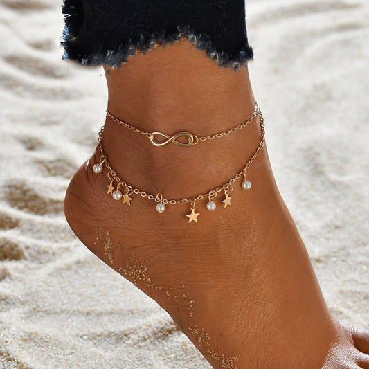 Fashion Bohemian Tassel Pearl Anklet $12.00 Dana Fashion Color: Gold Women's Accessories Product information: Treatment Process: Electroplating Type: Anklet Color: gold, silver Style: Women's Material: Alloy Shape: Geometry Style: European and American We