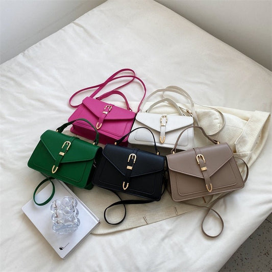 Fashion Casual Women's One Shoulder Crossbody Small Square Bag $33.25 Dana Fashion Color: Black Women's Bags Product information: Applicable scenario: Daily configuration Color: white, black, khaki, green, Rose Red Outer bag type: open pocket Hardness: me