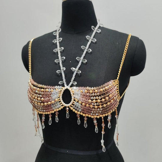 Fashion Colorful Beaded Chest Wrap Body Chains Women $99.65 Dana Fashion Color: Picture Color Women's Accessories Product information: Color: Picture color Packing list: Body Chains*1 Product Image:
