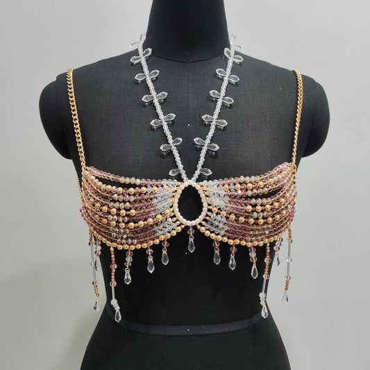 Fashion Colorful Beaded Chest Wrap Body Chains Women $99.65 Dana Fashion Color: Picture Color Women's Accessories Product information: Color: Picture color Packing list: Body Chains*1 Product Image: