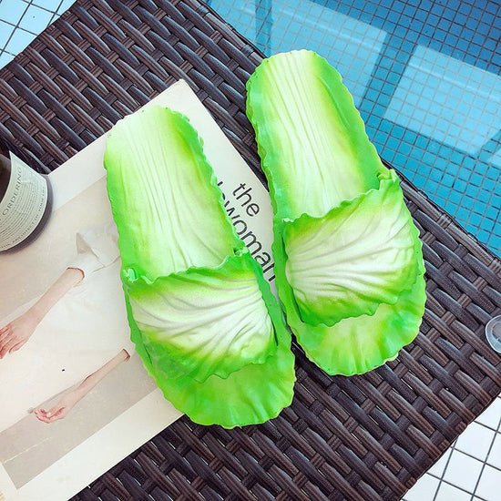 Fashion Creative Cabbage Slippers For Women $39.50 Dana Fashion Color: Light Green Size: 36to37 Women's shoes Product information: Pattern: solid color Color: light green, yellow, pink Size: 36-37,38-39,40-41 Popular elements: Tassel Shoe Upper material: