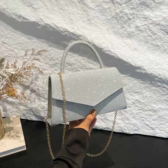 Fashion Diamond Small Square Bag For Women $25.00 Dana Fashion Color: Black Women's Bags Product information: Lining texture: synthetic leather Applicable scenarios: Daily matching Color: gold, black, silver, pink Outer bag type: Sandwich pocket Hardness: