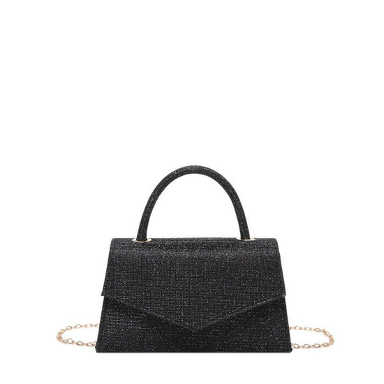 Fashion Diamond Small Square Bag For Women $25.00 Dana Fashion Color: Black Women's Bags Product information: Lining texture: synthetic leather Applicable scenarios: Daily matching Color: gold, black, silver, pink Outer bag type: Sandwich pocket Hardness: