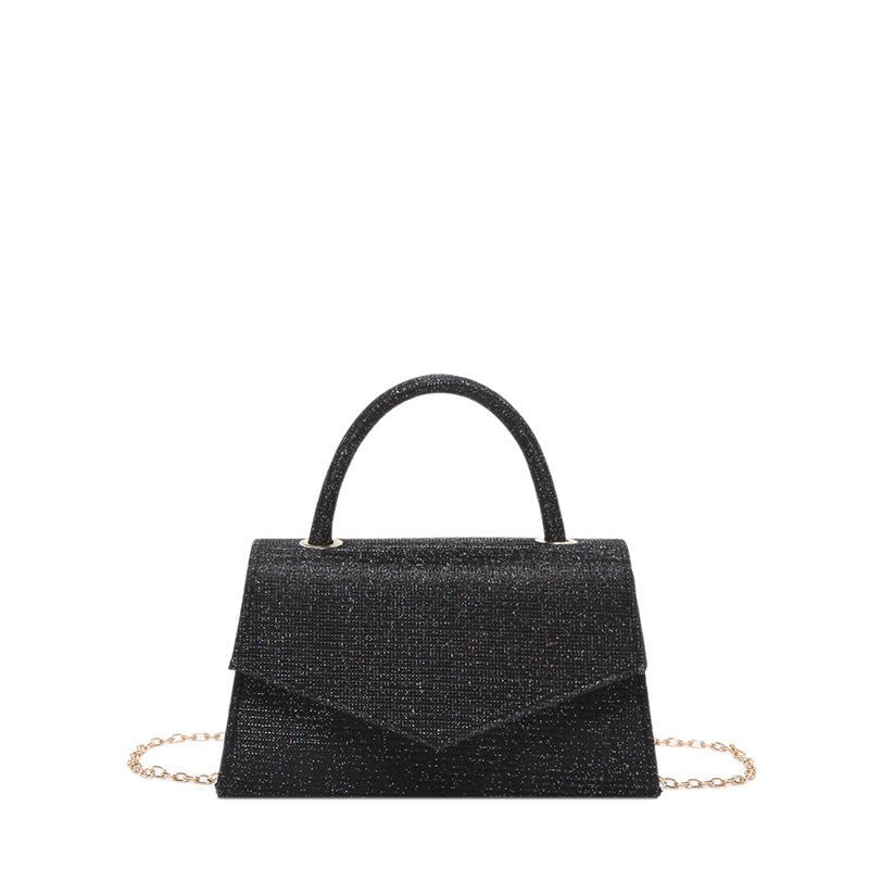Fashion Diamond Small Square Bag For Women $25.00 Dana Fashion Color: Black Women's Bags Product information: Lining texture: synthetic leather Applicable scenarios: Daily matching Color: gold, black, silver, pink Outer bag type: Sandwich pocket Hardness: