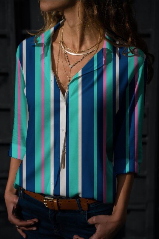Fashion Digital Printing Long-sleeved Shirt Love $36.50 Dana Fashion Color: NZ2401211 Size: 3XL Women's clothing Product information: Pattern: urban style Version: Loose Style type: temperament commute Popular elements: 3D/stereo pattern Style: Cardigan F