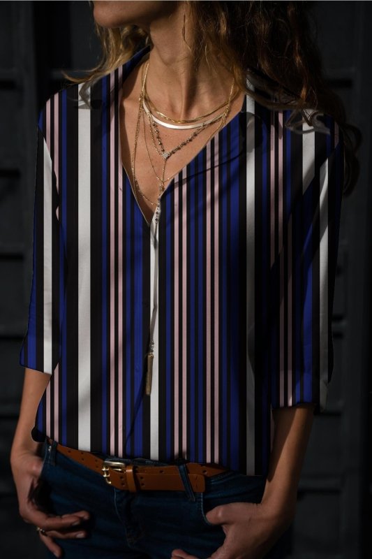 Fashion Digital Printing Long - sleeved Shirt LoveDana FashionDana FashionFashion Digital Printing Long - sleeved Shirt Love