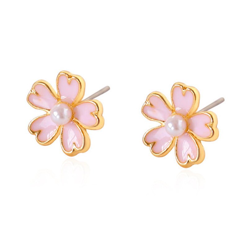 Fashion Earrings Flower Sweet And Gentle $7.50 Dana Fashion Color: KC Gold Stud earrings 7041 Women's Accessories Product information: Treatment Process: Electroplating Color: 01KC gold 4313,KC gold beige 0640,KC gold earrings ear clip 7041,KC gold earrin