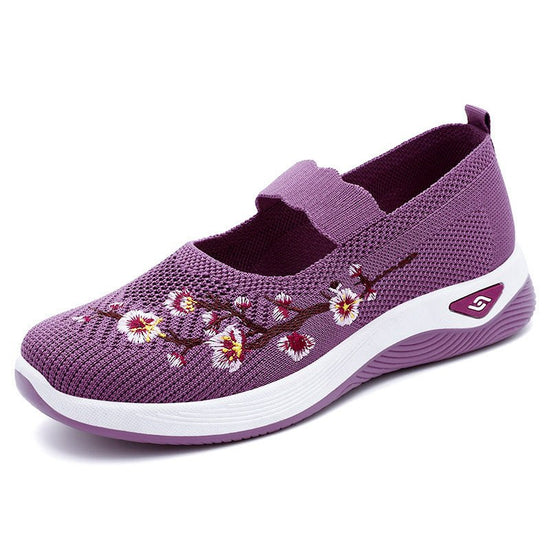 Fashion Embroidery Women's Breathable Casual Shoes $23.40 Dana Fashion Color: Purple Size: 36 Women's shoes Product information: Color: G-SK6 Black, G-SK6 purplish red, G-SK6 purple Heel shape: flat heel Size: 36, 37, 38, 39, 40, 41, 42 Style: Casual Toe