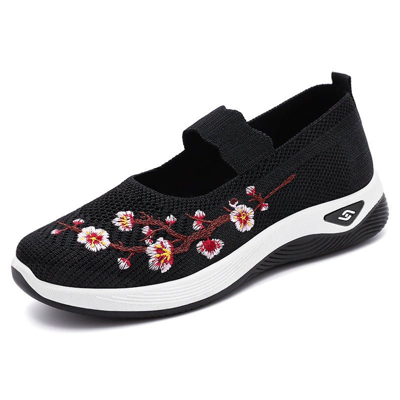 Fashion Embroidery Women's Breathable Casual Shoes $23.40 Dana Fashion Color: Black Size: 36 Women's shoes Product information: Color: G-SK6 Black, G-SK6 purplish red, G-SK6 purple Heel shape: flat heel Size: 36, 37, 38, 39, 40, 41, 42 Style: Casual Toe h
