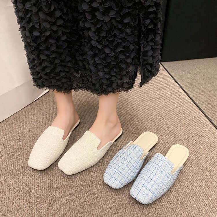 Fashion Flat French Shoes For Women $34.90 Dana Fashion Color: Beige Size: 35 Women's shoes Product information: Applicable age: Adult Color: blue, cream-white Material: cloth Style: Casual Size: 35.36, 37.38, 39.40, 41.42 Packing list: Women's shoes *1 p