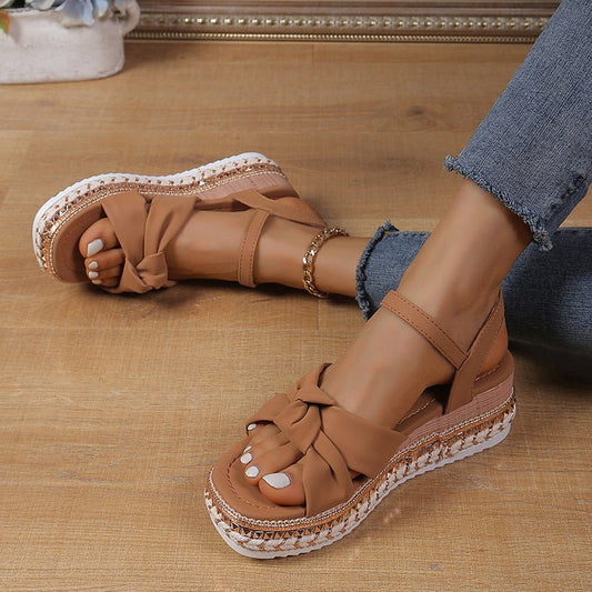 Fashion Flat Hemp Rope Open Toe Sandals With Buckle Cross Bow $51.95 Dana Fashion Color: Beige Size: 36 Women's shoes Product information: Lining material: Microfiber Toe holder shape: round head Color: black, beige, brown Shoe Upper material: PU Size: 36