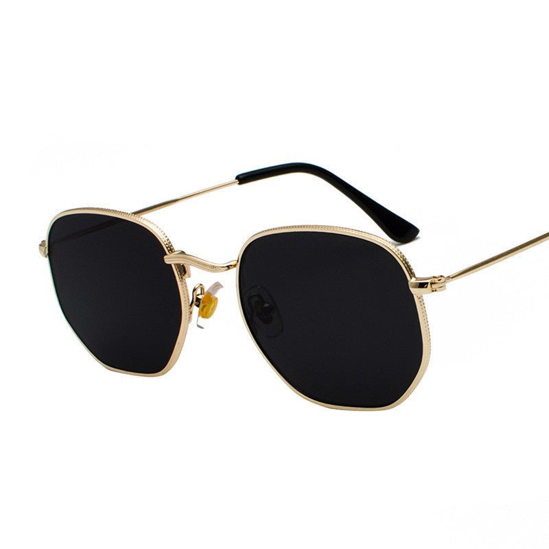 Fashion glasses $18.02 Dana Fashion Color: Gold Grey Women's Accessories Specifications: Conventional Glasses structure: frame Whether polarized light: No Lens material: PC Style: Personality Frame material: metal UV resistance level: UV400 Visible light